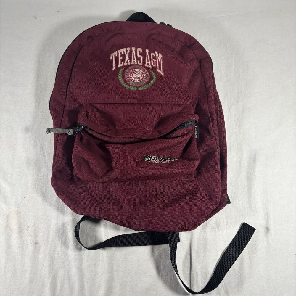 Texas A&M Aggies Maroon Backpack Outdoor Products Made USA